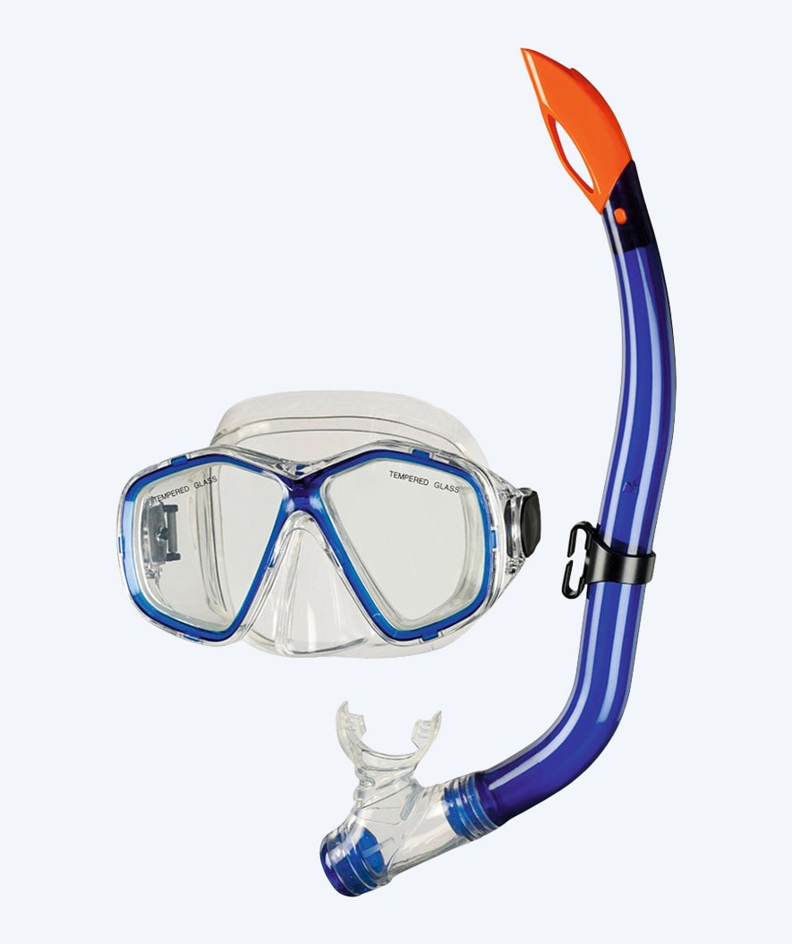 Beco junior snorkelset (8+) - Bari - Donkerblauw