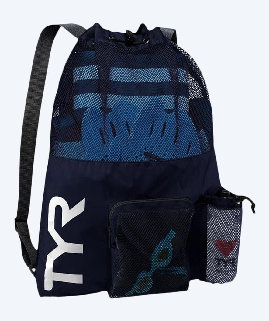TYR zwemnet - Big Mesh Mummy 40L - Donkerblauw