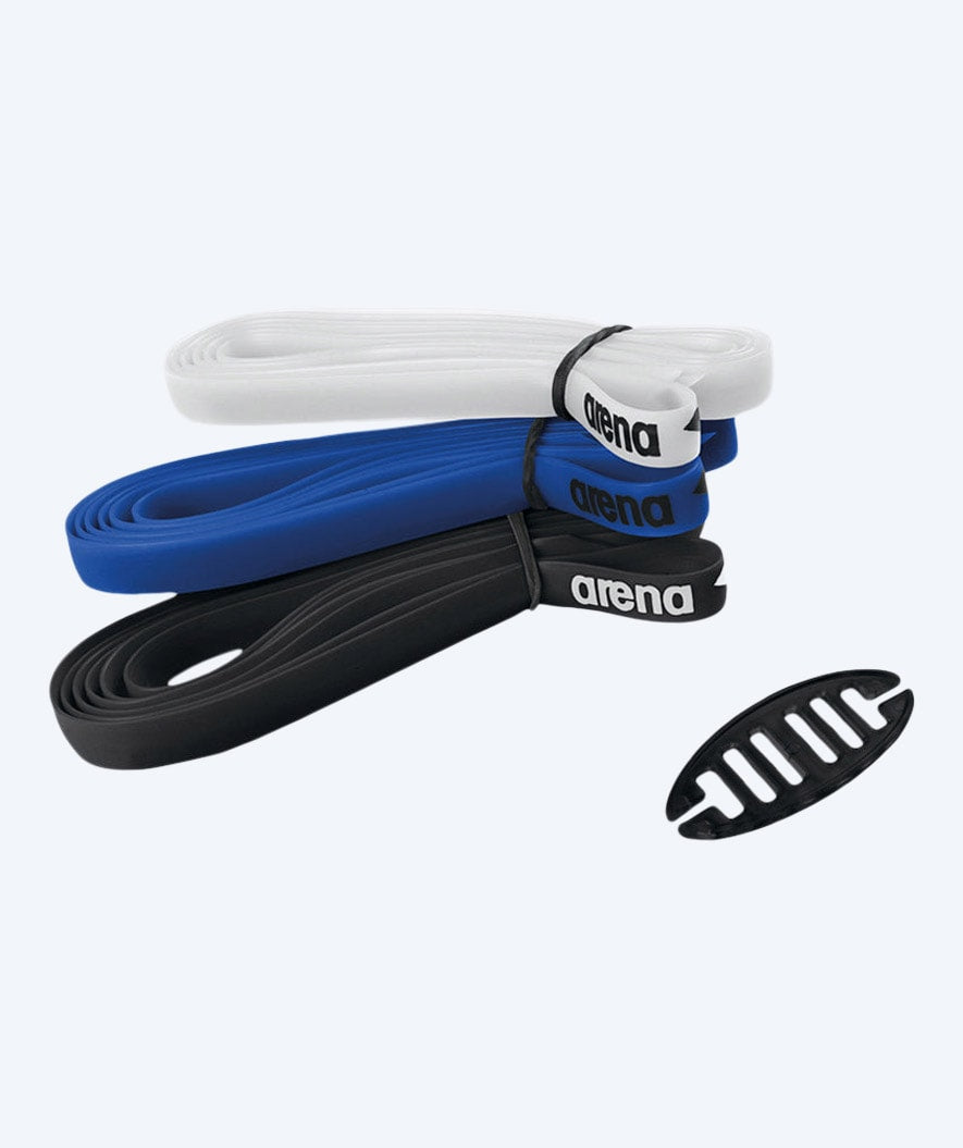 Arena zwembril bandje - Cobra Ultra/Swipe - Zwart/wit/donkerblauw