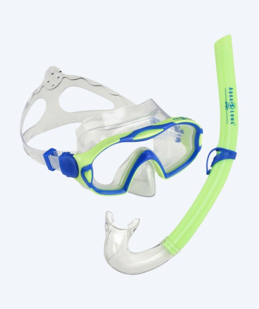 Aqualung Combo kind snorkelset (4-8) - Meerkat Combo - Groen/blauw