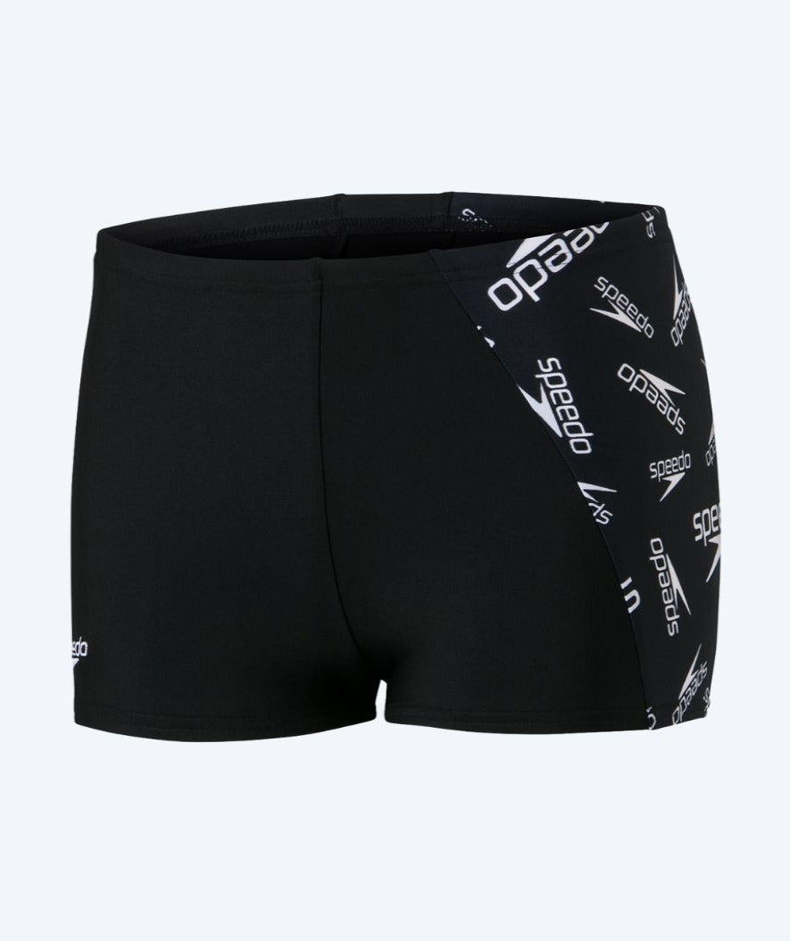 Speedo jongens zwemboxers - Allover Panel - Zwart/wit