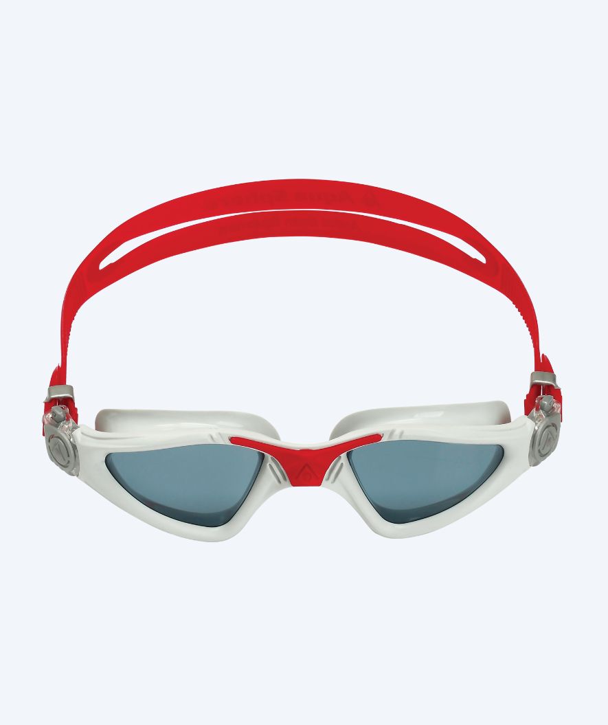 Aquasphere training zwembril - Kayenne - Wit/rood (Smoke lens)