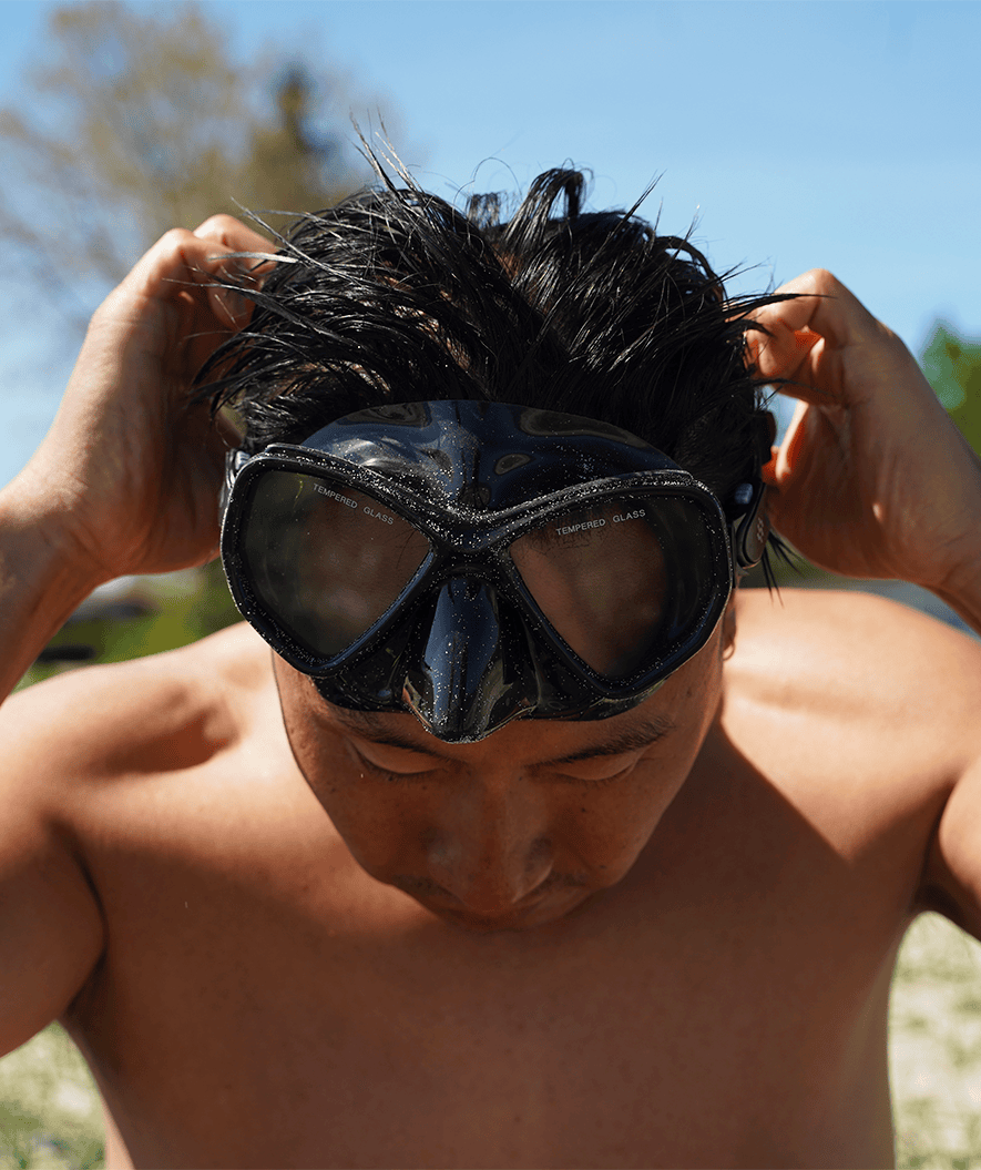 Watery volwassenen snorkelset (vanaf 15 jaar) - Fenton/Breeve - Zwart