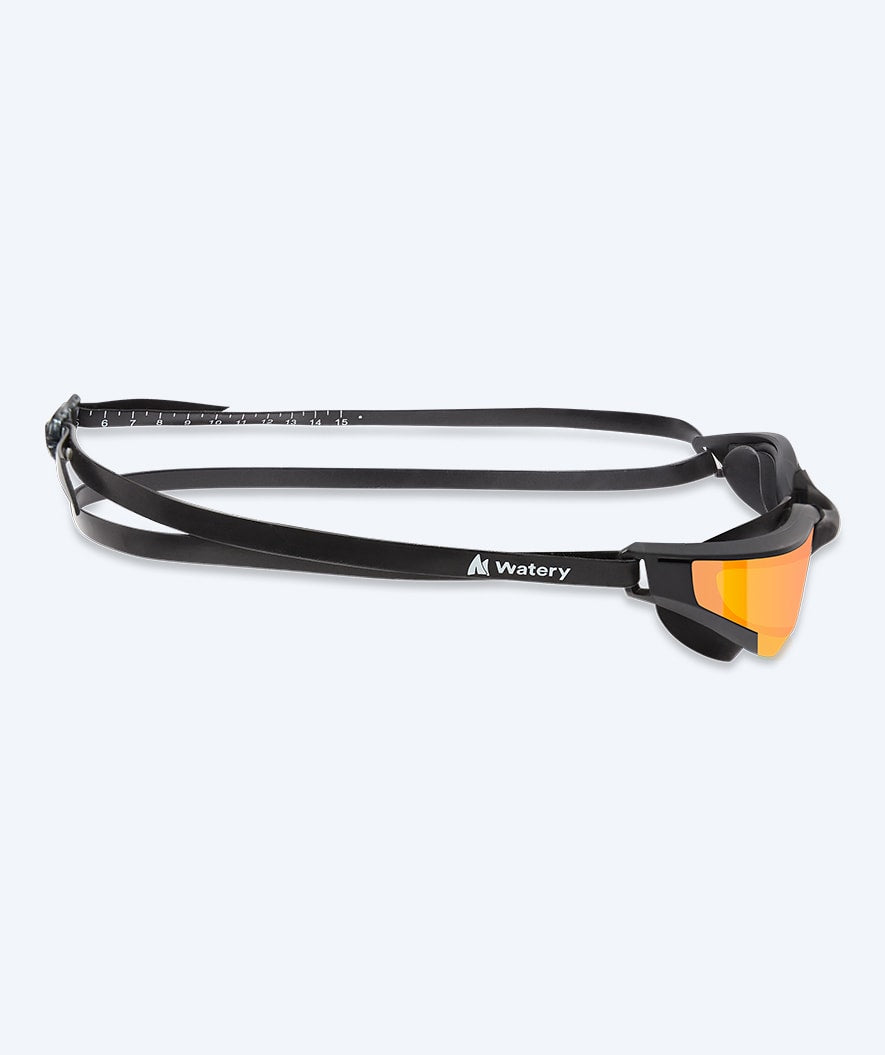 Watery zwembril - Instinct Ultra Mirror - Zwart/goud