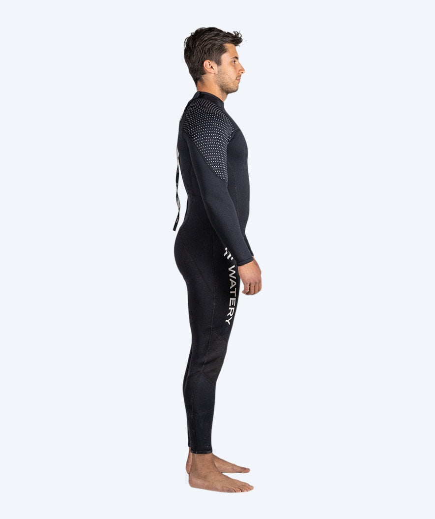 Watery heren wetsuit - Hedgehog (3mm) - Zwart