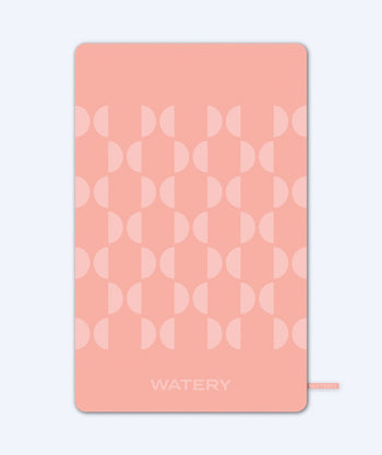 Watery microvezel handdoek (175 x 110 cm) - Rafferty - Blurish Pink