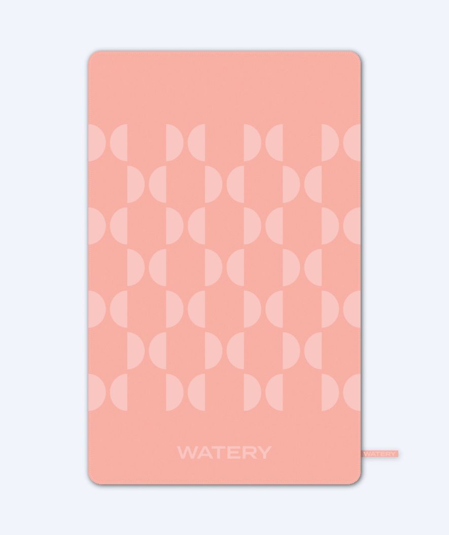 Watery microvezel handdoek (175 x 110 cm) - Rafferty - Blurish Pink