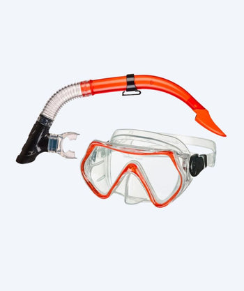 Beco kind Combo snorkelset (vanaf 8 jaar) - Livorno - Rood