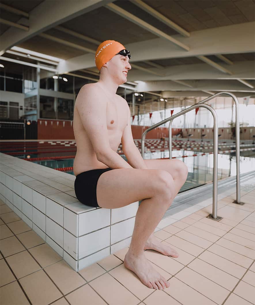 Watery badmuts (vanaf 12 jaar) - Signature - Oranje