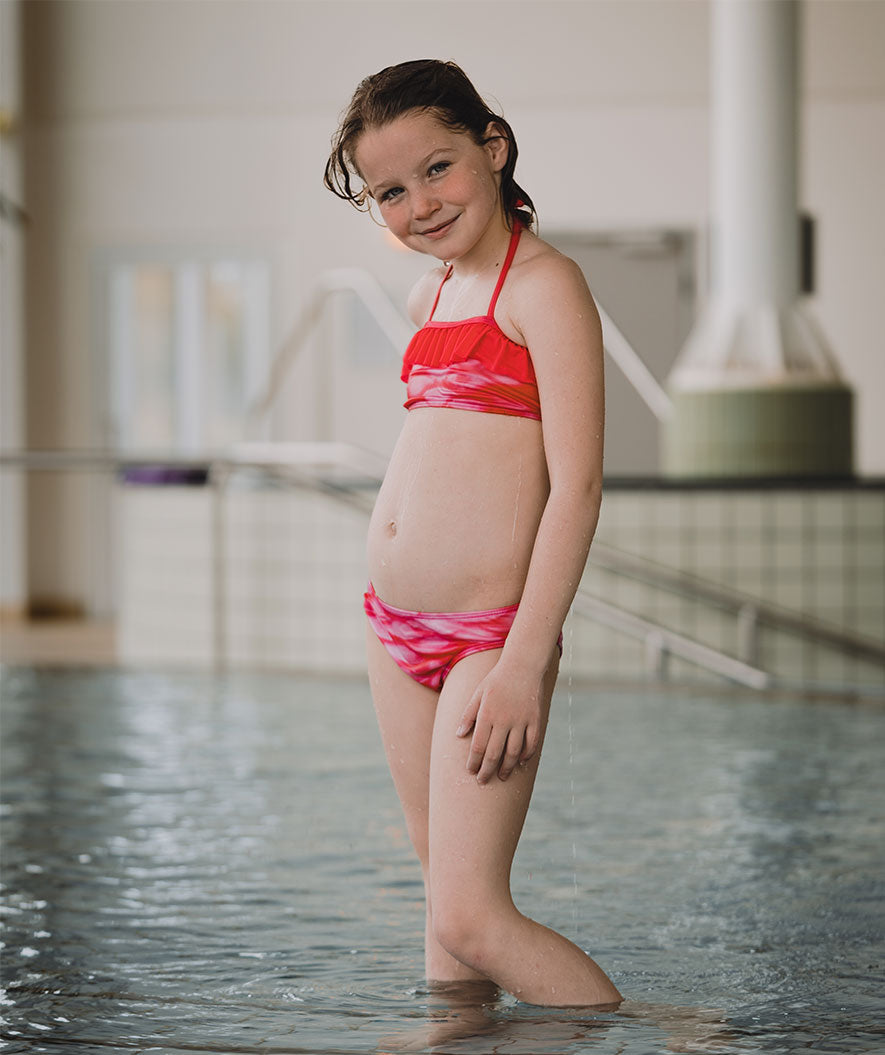 Ruches bloom bikini kids | Roze - Elif Boutique Ruches bloom bikini kids | Roze - Elif Boutique