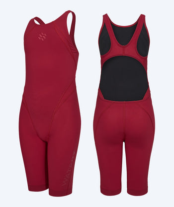 Watery meisjes wedstrijdbadpak - Rapidskin 2.0 - Rood