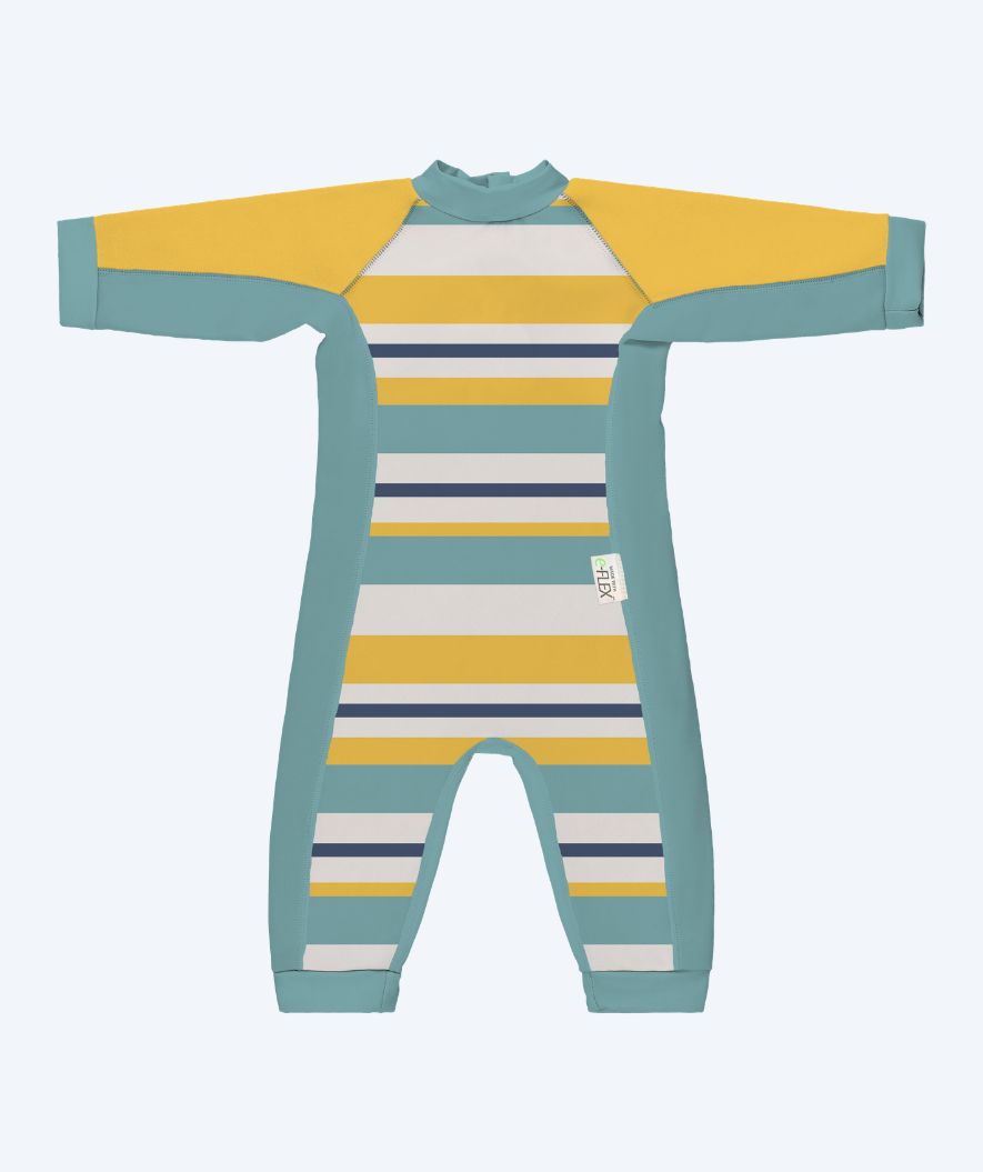 Konfidence kind wetsuit - SplashyTM - Blauw/geel