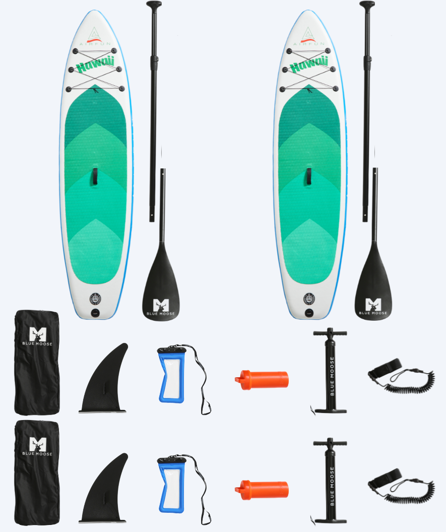 Pakketaanbieding: 2 x Watery Global opblaasbaar SUP PaddleBoard 10'6 - Limited