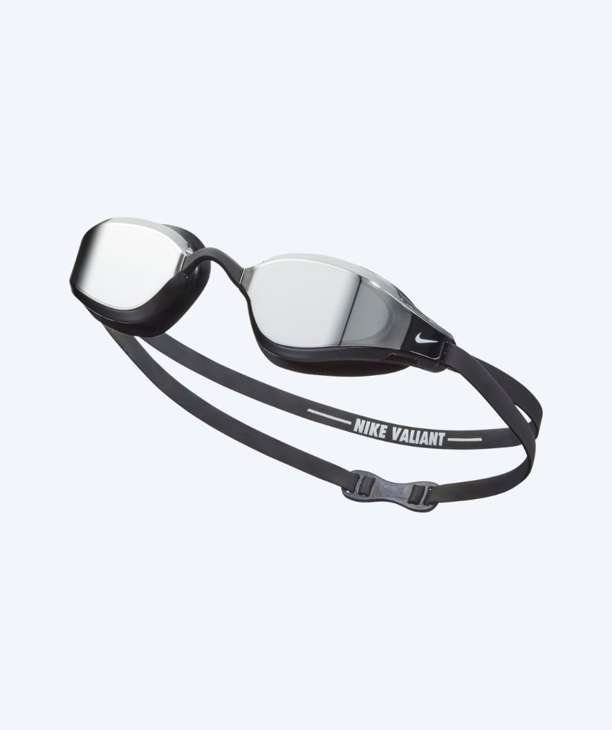 Nike Elite zwembril - Valiant Mirror - Zwart/zilver