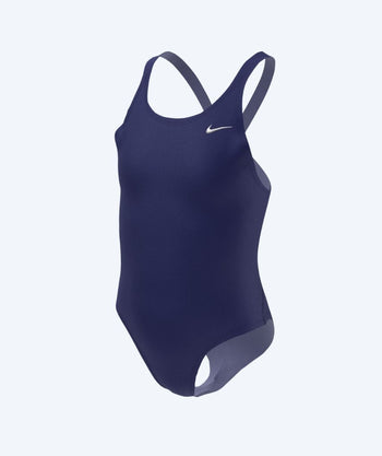 Nike meisjes badpak - Hydrastrong Fastback - Donkerblauw