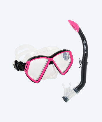 Aqualung Combo kind snorkelset (8-18) - Combo Cub - Helder/roze