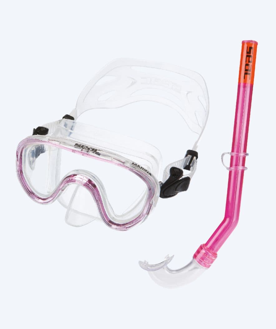SEAC kind Combo snorkelset (vanaf 3 jaar) - Marina - Roze