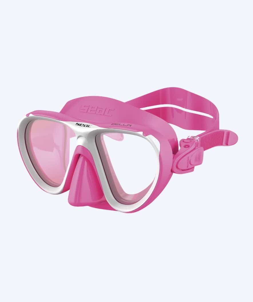 SEAC kind duikbril (4-8) - Bella - Roze/wit