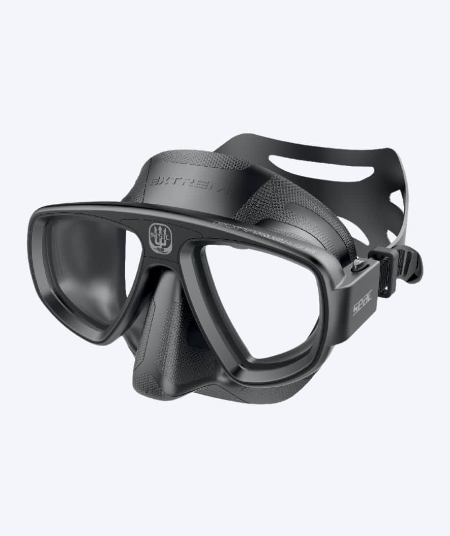 SEAC volwassenen duikbril - Extreme 50 - Zwart