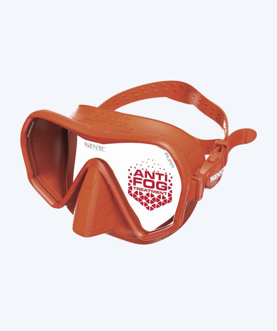 SEAC volwassenen duikbril - Pura - Oranje