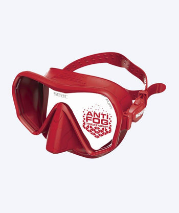 SEAC volwassenen duikbril - Pura - Rood