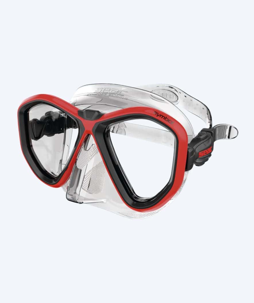 SEAC volwassenen duikbril - Symbol - Rood