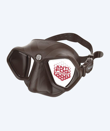 SEAC volwassenen duikbril - Wild - Bruin