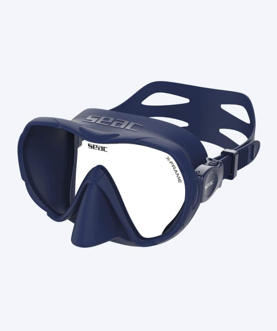 SEAC volwassenen duikbril - X-Frame - Donkerblauw