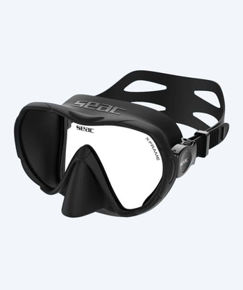 SEAC volwassenen duikbril - X-Frame - Zwart