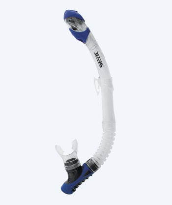 SEAC volwassenen full-dry snorkel - Reverse - Wit/donkerblauw