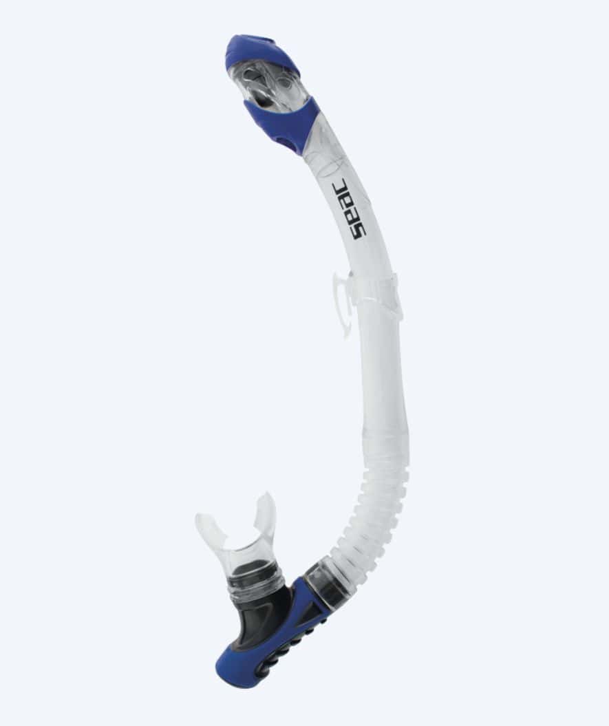 SEAC volwassenen full-dry snorkel - Reverse - Wit/donkerblauw