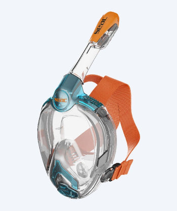 SEAC kind snorkelmasker - Libera Junior - Oranje/blauw