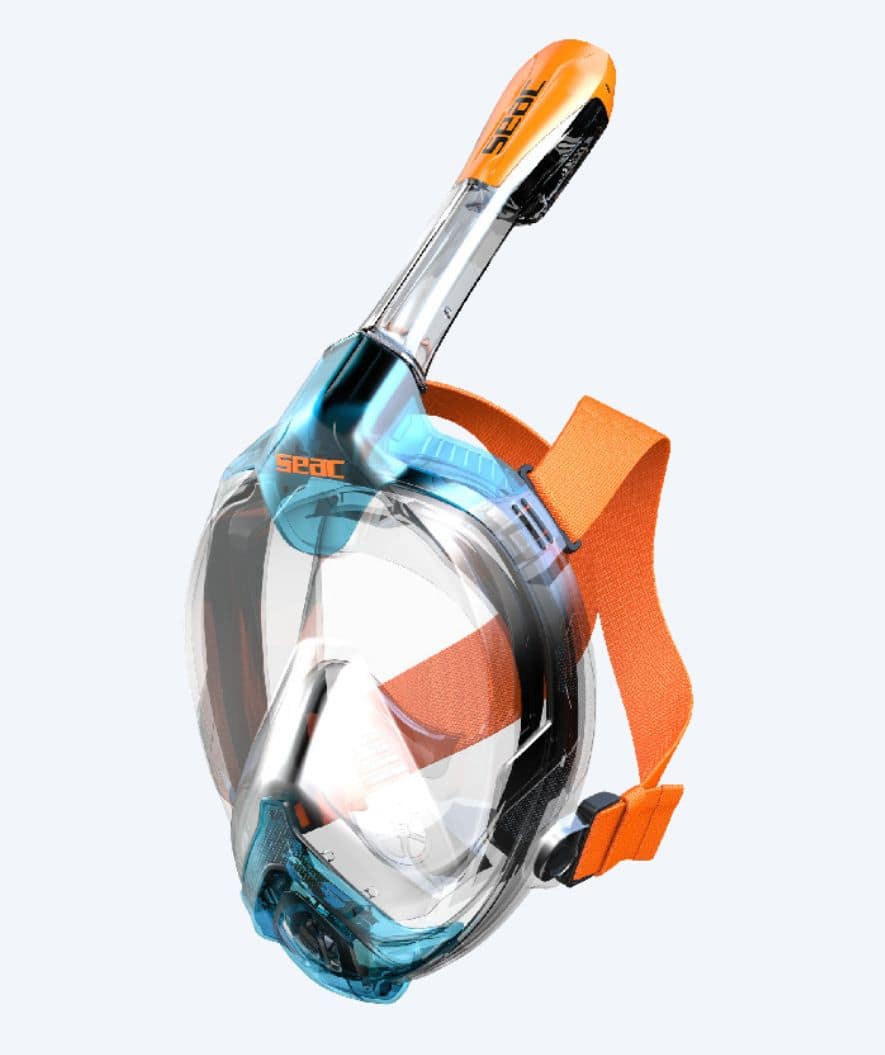 SEAC kind snorkelmasker - Libera XS/S - Oranje/blauw