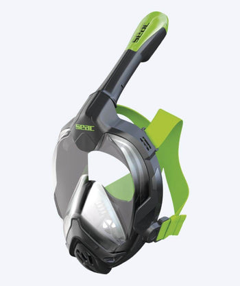 SEAC volwassenen snorkelmasker - Libera L/XL - Groen/zwart