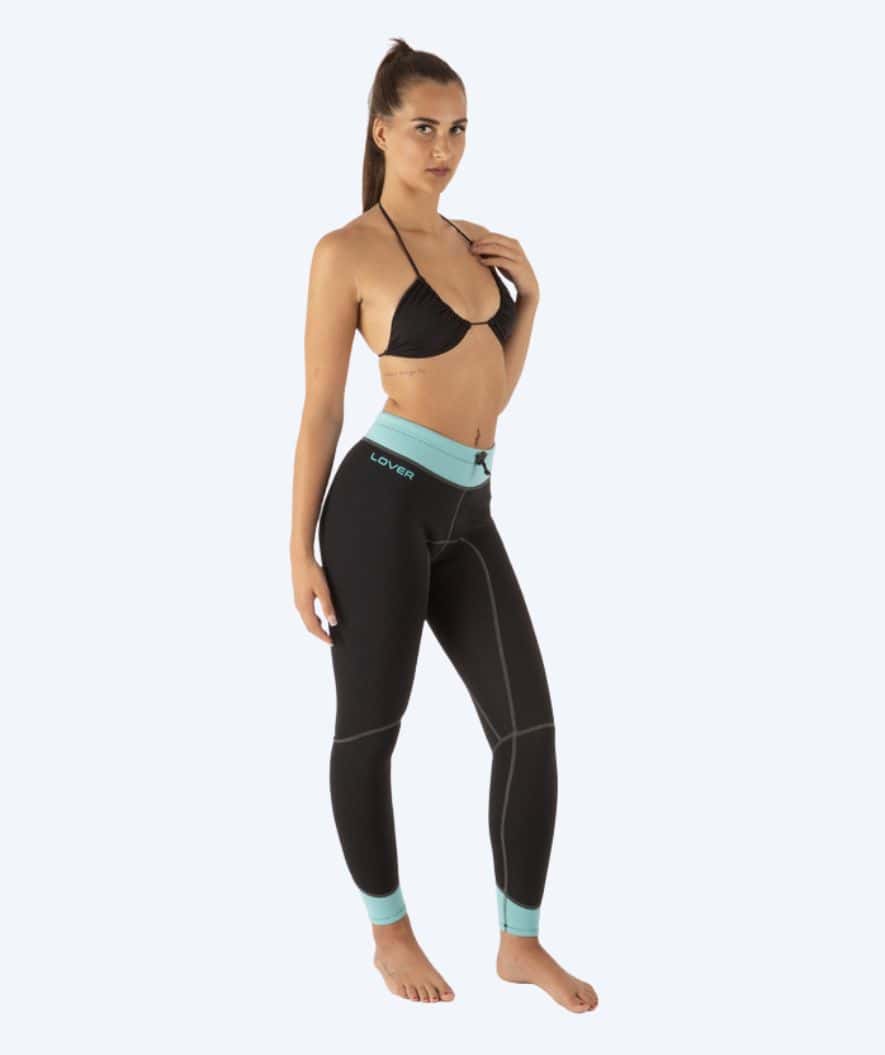 SEAC neopreen broek voor dames - Lover - Zwart/turkoois