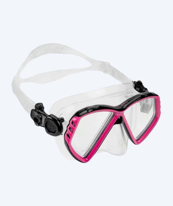 Aqualung kind duikbril (4-12) - Cub - Zwart/roze