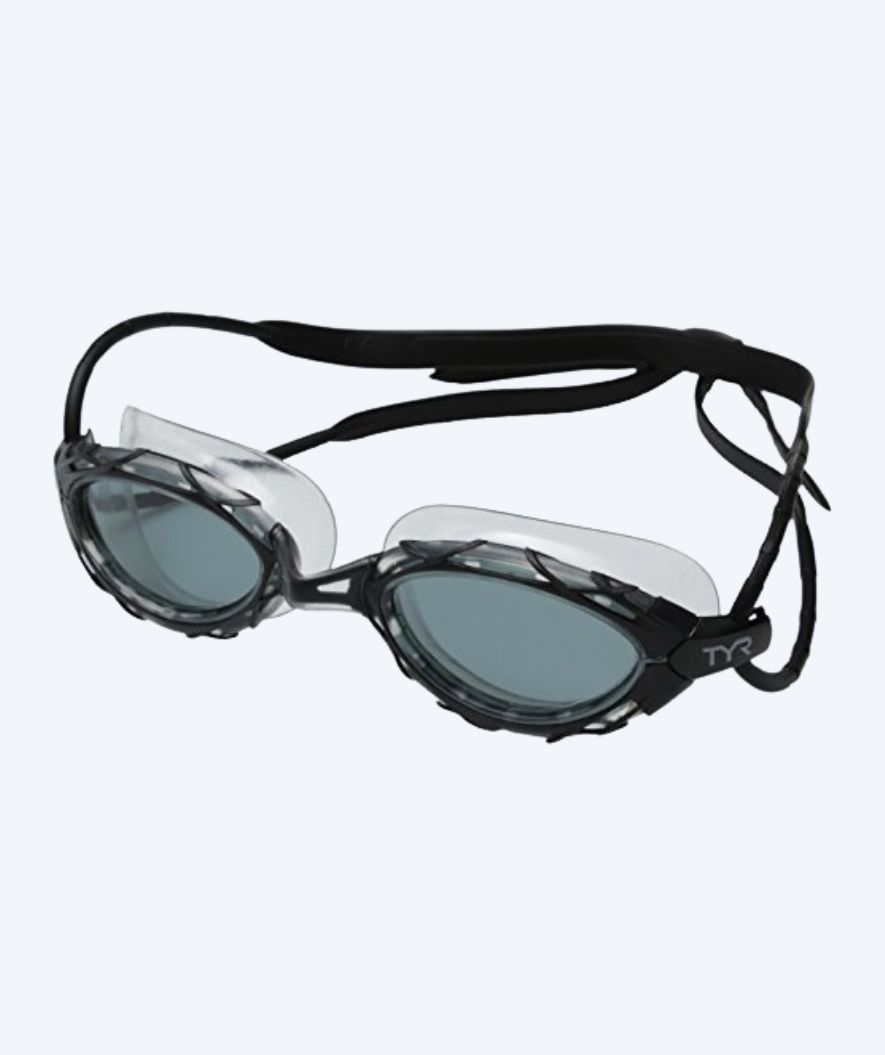 TYR training zwembril - Nest Pro - Zwart (Smoke lens)