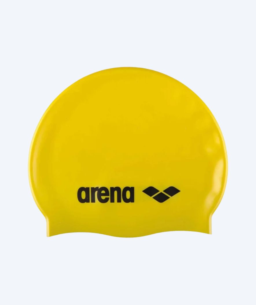 Arena junior badmuts (6-12) - Classic Silikone - Geel/zwart