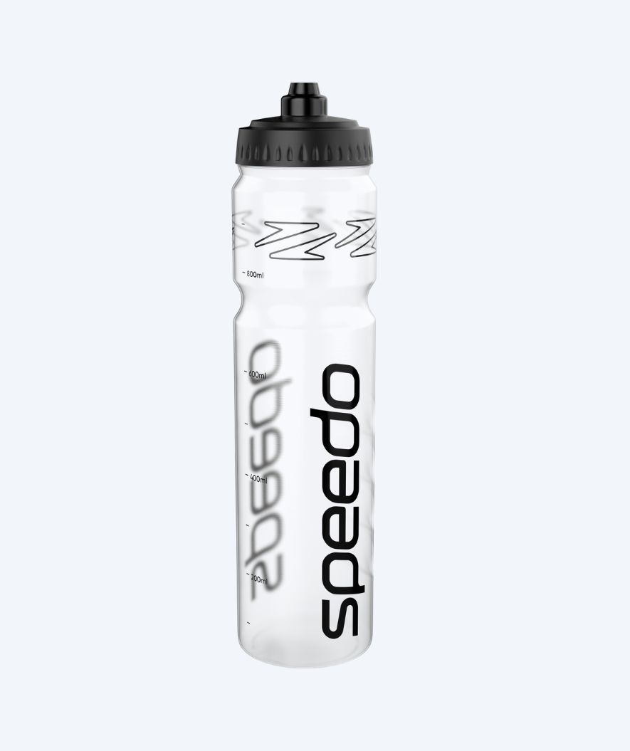 Speedo drinkfles - 1LTR - Helder/zwart