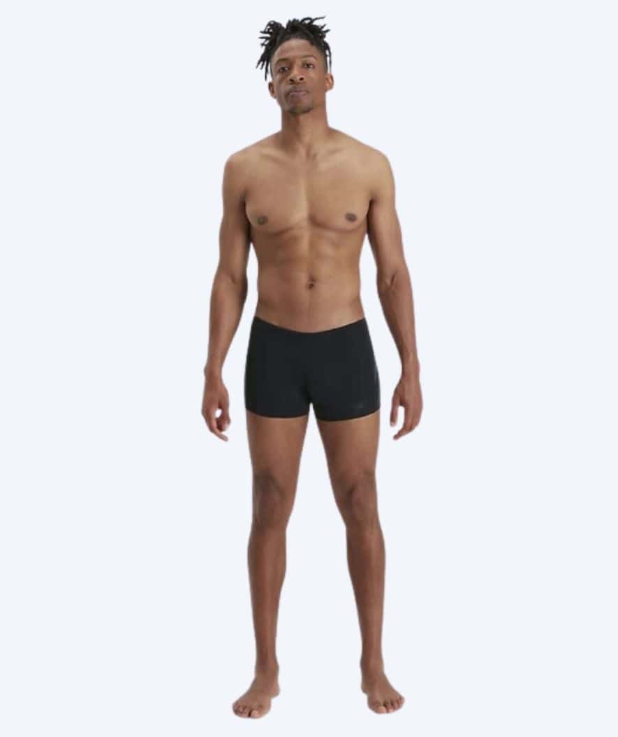 Speedo heren zwemboxers - Tech Panel - Zwart/blauw