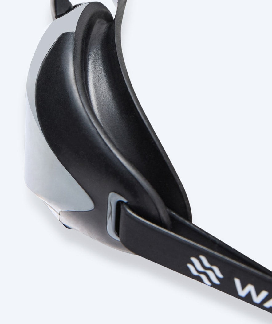 Watery Elite zwembril - Poseidon Ultra Mirror - Zwart/zilver