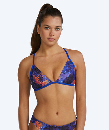 TYR dames bikinitop - Durafast Elite - Paars/oranje