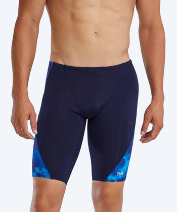 TYR heren zwemjammer - Blade Splice Waveform - Zwart/blauw