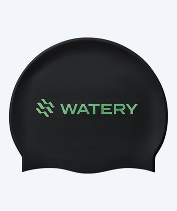 Watery badmuts - Signature Metallic - Zwart/groen