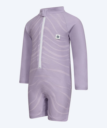 Watery UV-pak voor kinderen - Fjord Lange Mouw Rashguard - Paars