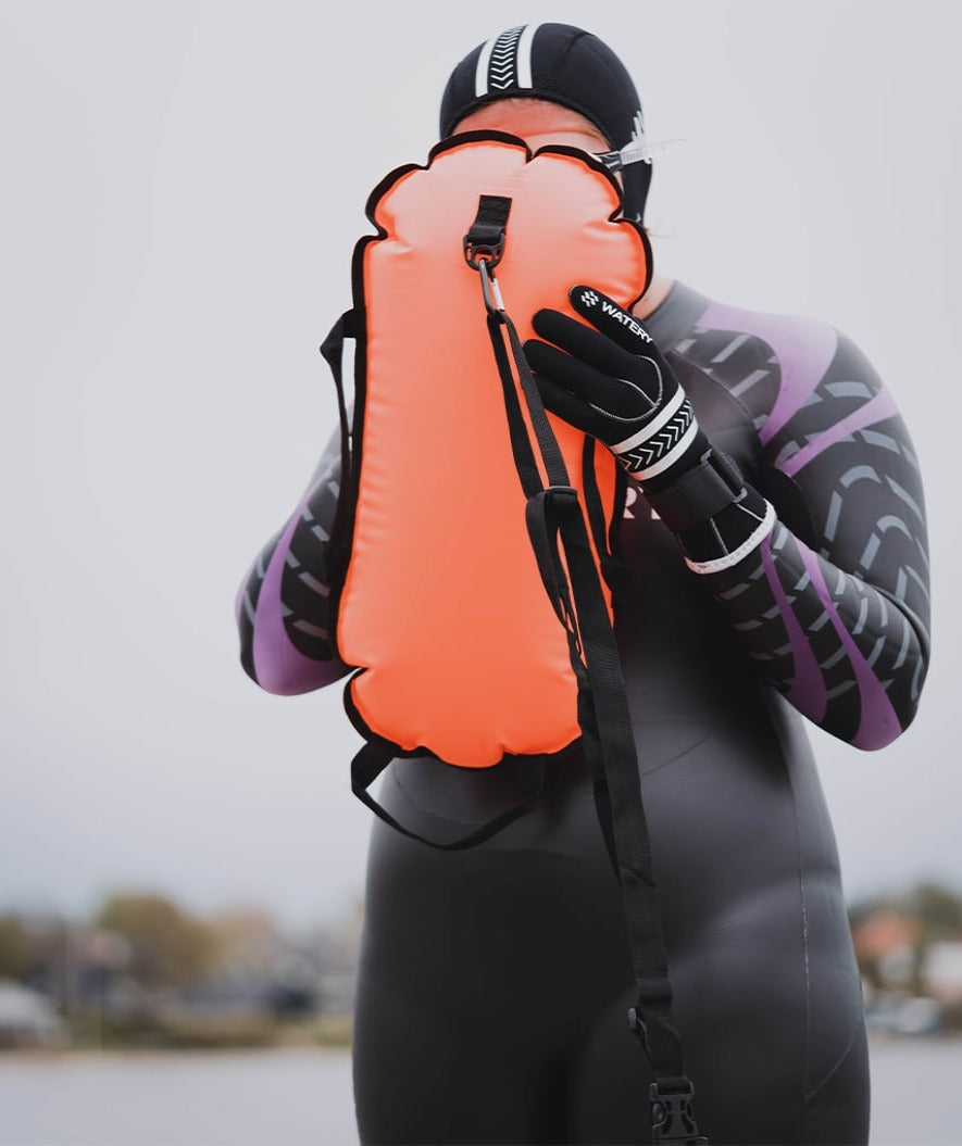 Watery zwemboei - Draagbanden 28L - Oranje