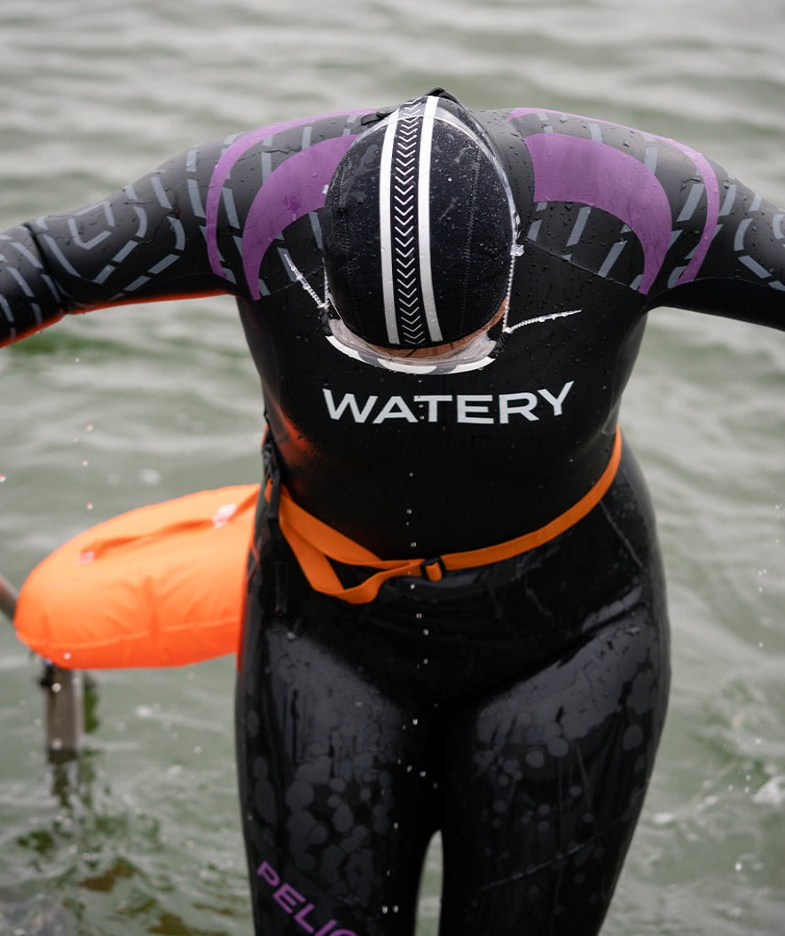 Watery dames wetsuit - Pelican - Paars