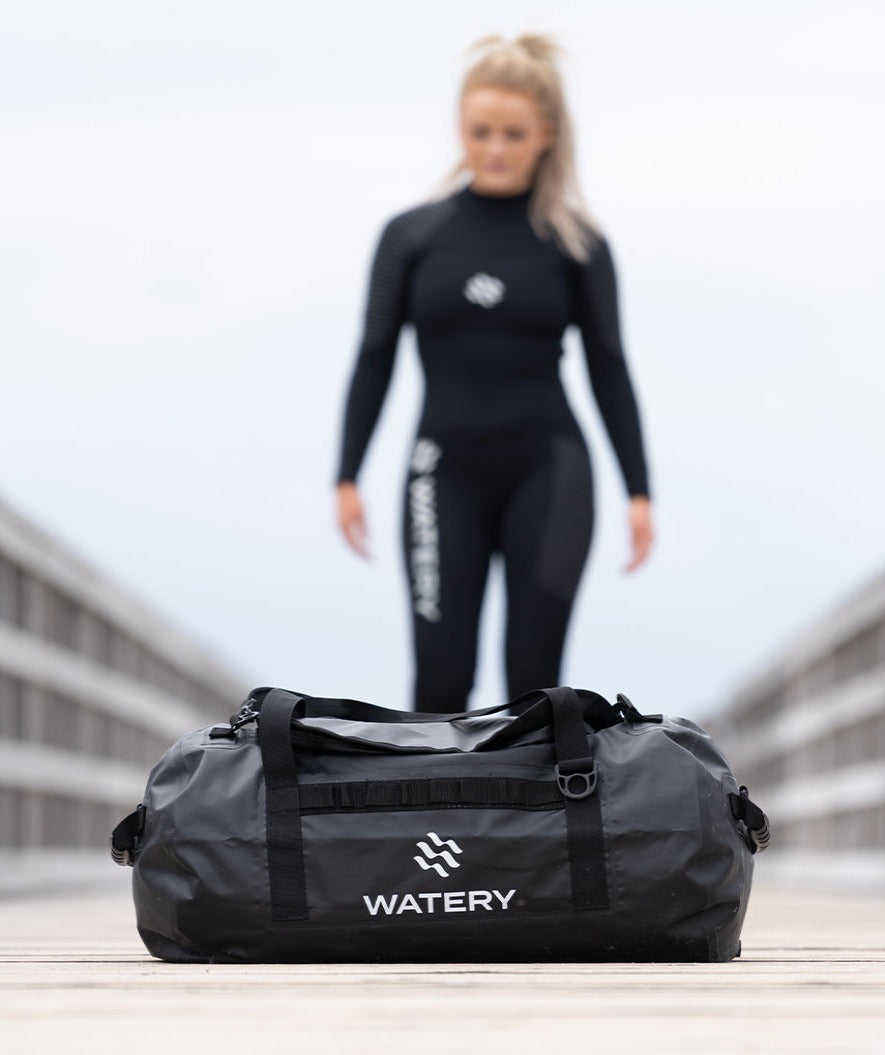 Watery waterdichte duffel tas - Swim 50L - Zwart