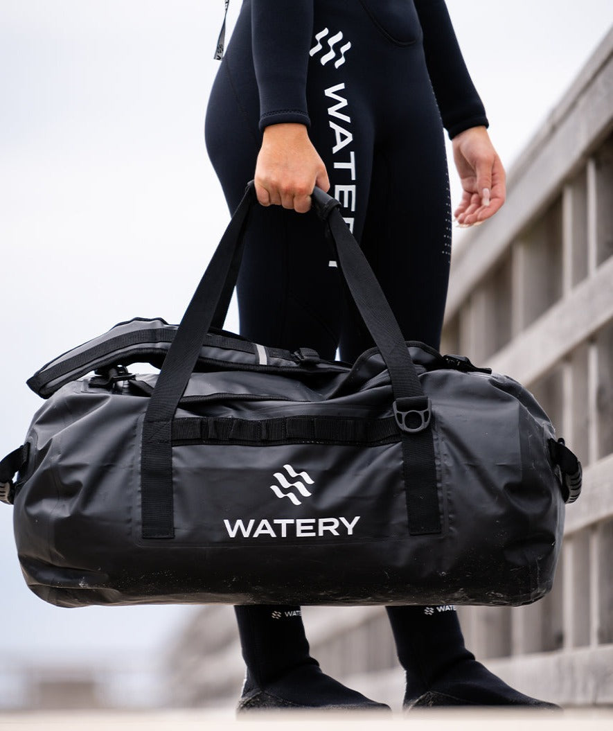 Watery waterdichte duffel tas - Swim 50L - Zwart