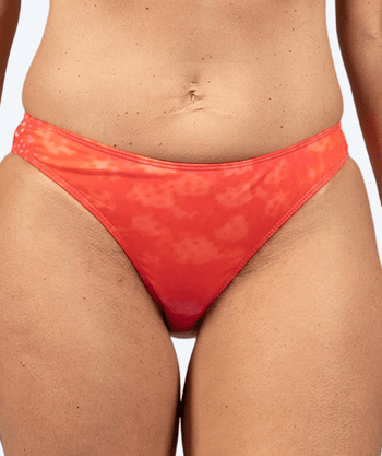 Watery dames bikini broekje - Oranje Twist